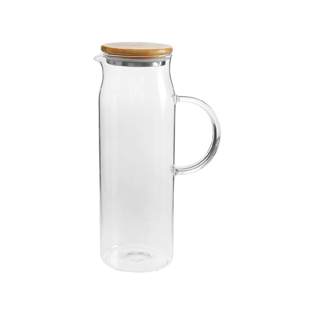 Jarra com tampa de bambu Ou 1,5L Linha Sense - Home & Living