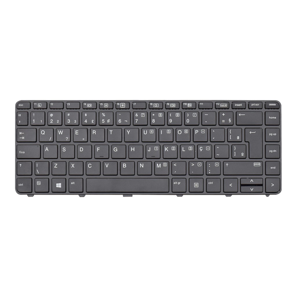 Teclado para Notebook HP ProBook 645 G3 | Preto ABNT2 - Computers & Accessories