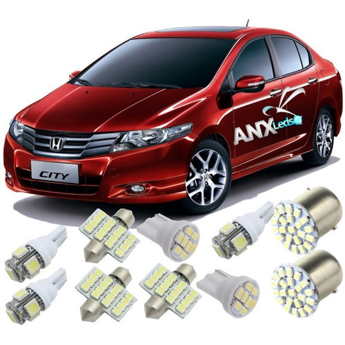 Kit Led Honda City Até 2014 Pingo Teto Placa Ré Mala Anx em Oferta na Shopee