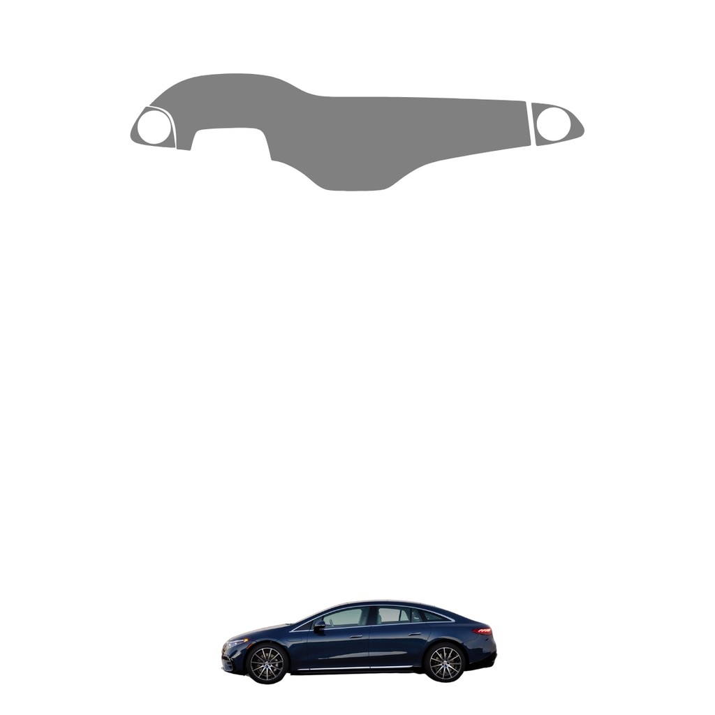 Película PPF Proteção Kit Velocímetro Multimídia Mercedes EQS 53 4MAGIC 2022 2023 2024 Transparente TPU Anti Risco
