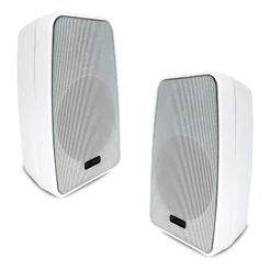 Caixa de Som Ambiente Externos e internos 70W 8 Ohms Brancas Resistente à Água Tela Metálica - Leson