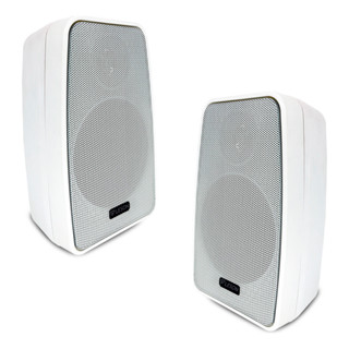 Caixa de Som Ambiente Externos e internos 70W 8 Ohms Brancas Resistente à Água Tela Metálica - Leson em Oferta na Shopee