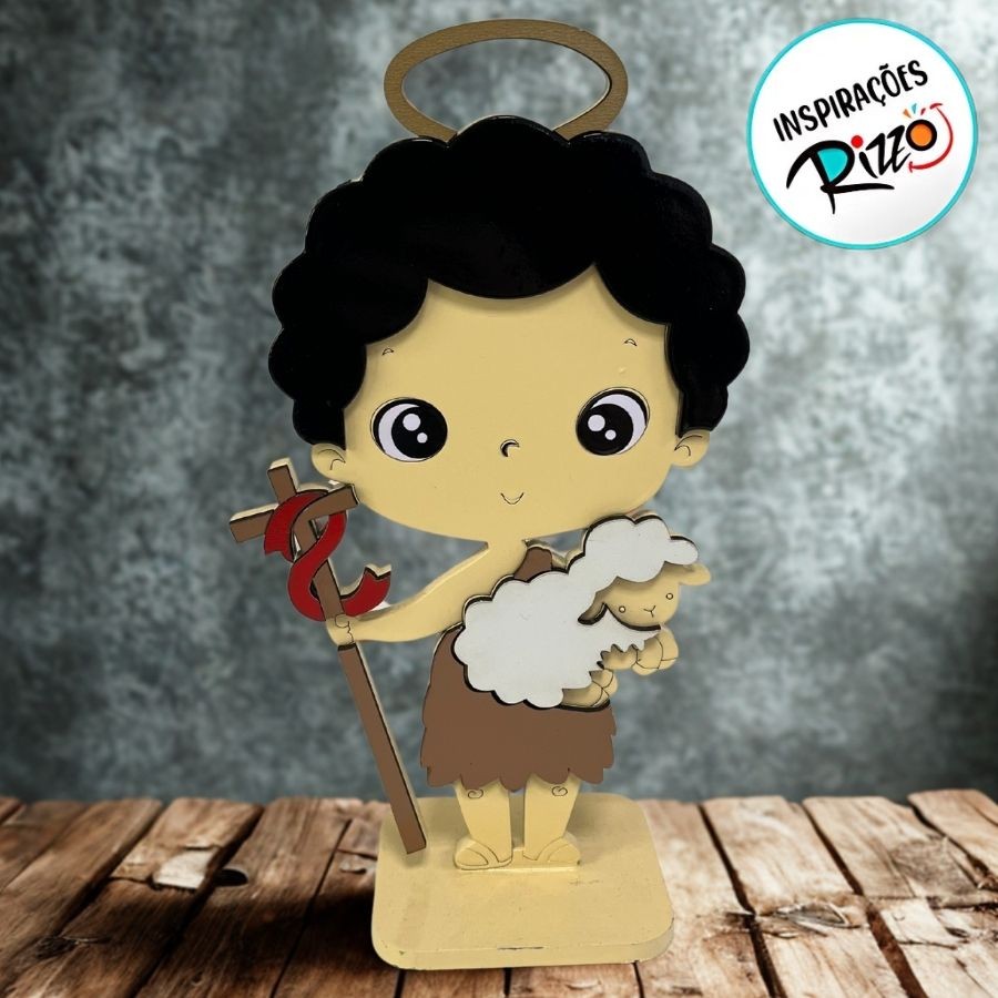 Display São João Em MDF De Festa Junina - 13,5x25,5cm - 1 unidade - Rizzo