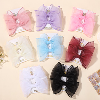 2 Pçs/set Bonito Grampos De Cabelo Princesa Malha Moda Sólida Borboleta Adorável Meninas Crianças Headwear Acessórios Pa em Oferta na Shopee