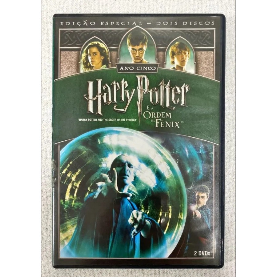 Dvd U - Harry Potter E A Ordem da Fenix Ed Especial 2 Discos