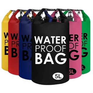 Bolsa Impermeável Estanque Prova de Água Waterproof Bag 5L 10L  - Bolsa de Praia em Oferta na Shopee