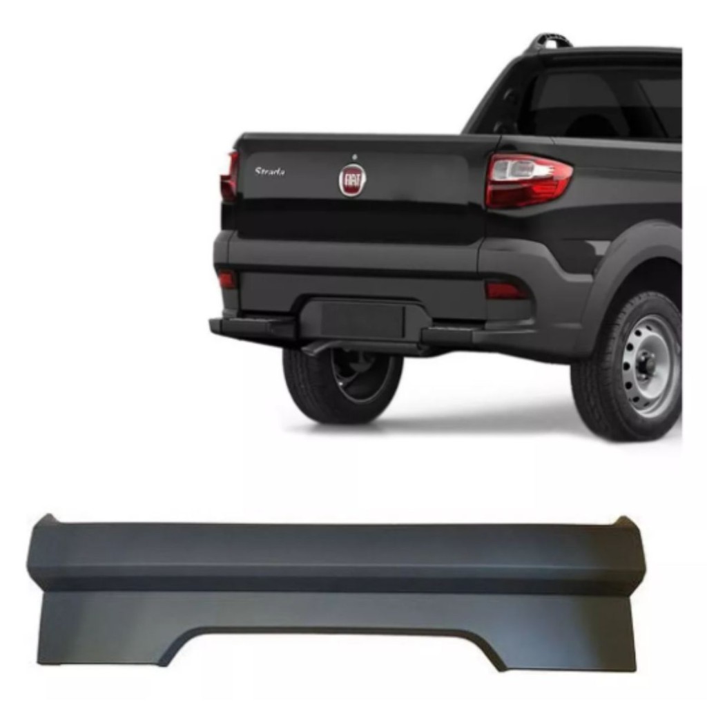 Moldura Tampa Traseira parachoque Strada Working 2013 2019