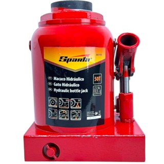 Macaco Hidraulico Tipo Garrafa 50t ElevaÇÃO Altura 245-385 Mm Sparta em Oferta na Shopee