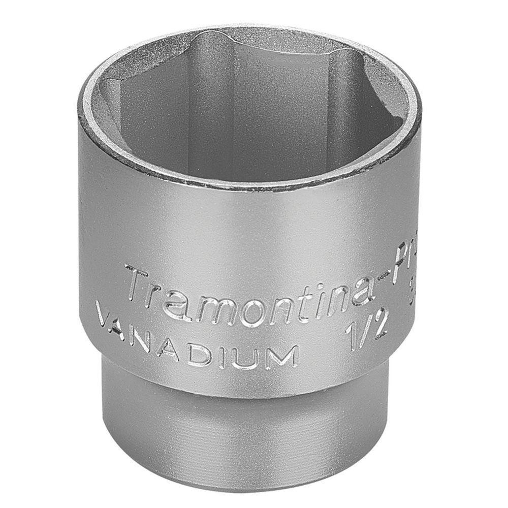 Soquete Sextavado Em Aço Cromo Vanádio 25/32" - Encaixe 1/2" Tramontina Pro Tramontina - Home & Living