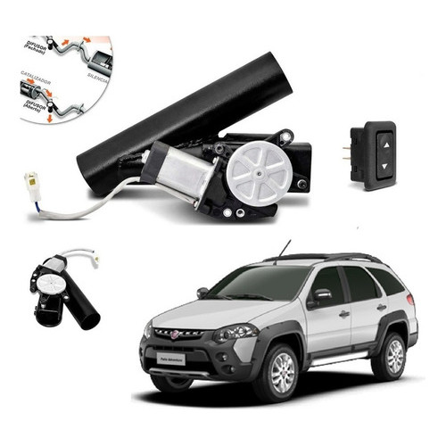 Difusor Escape Para Palio Weekend Ronco Esportivo Botão