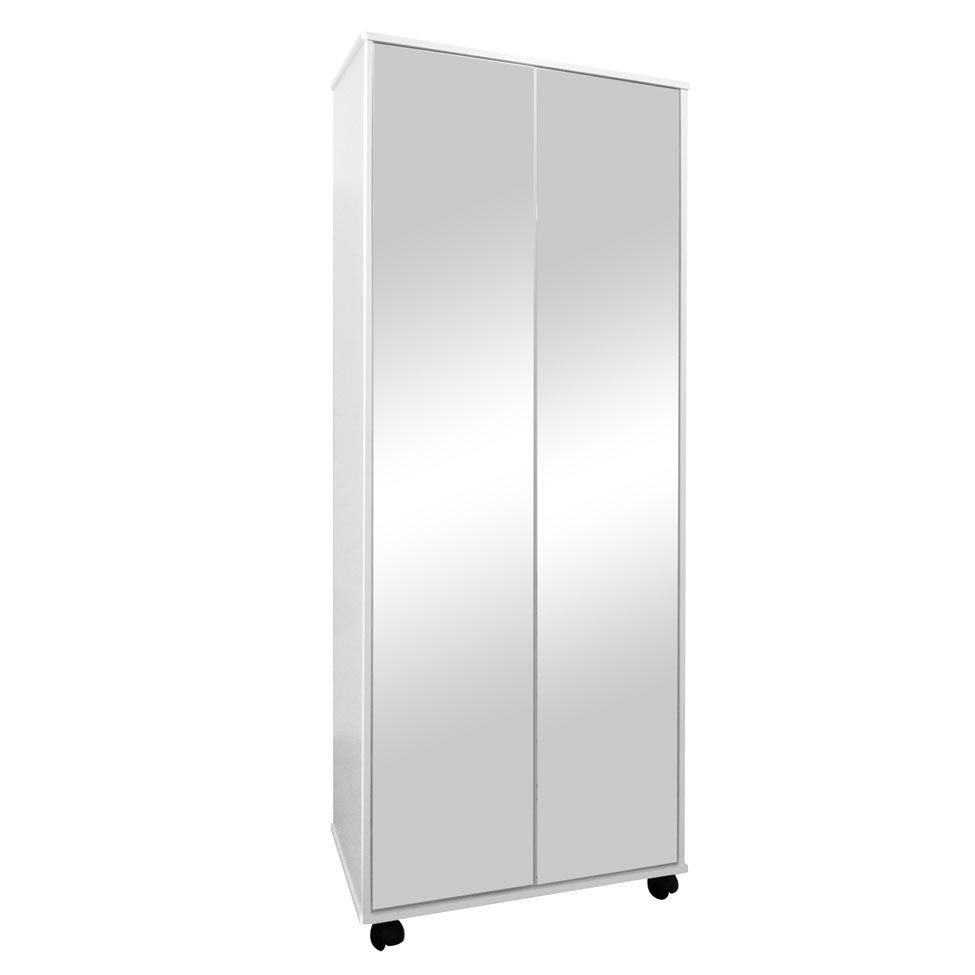 Sapateira Com Espelho Jinn 2 PT Branco