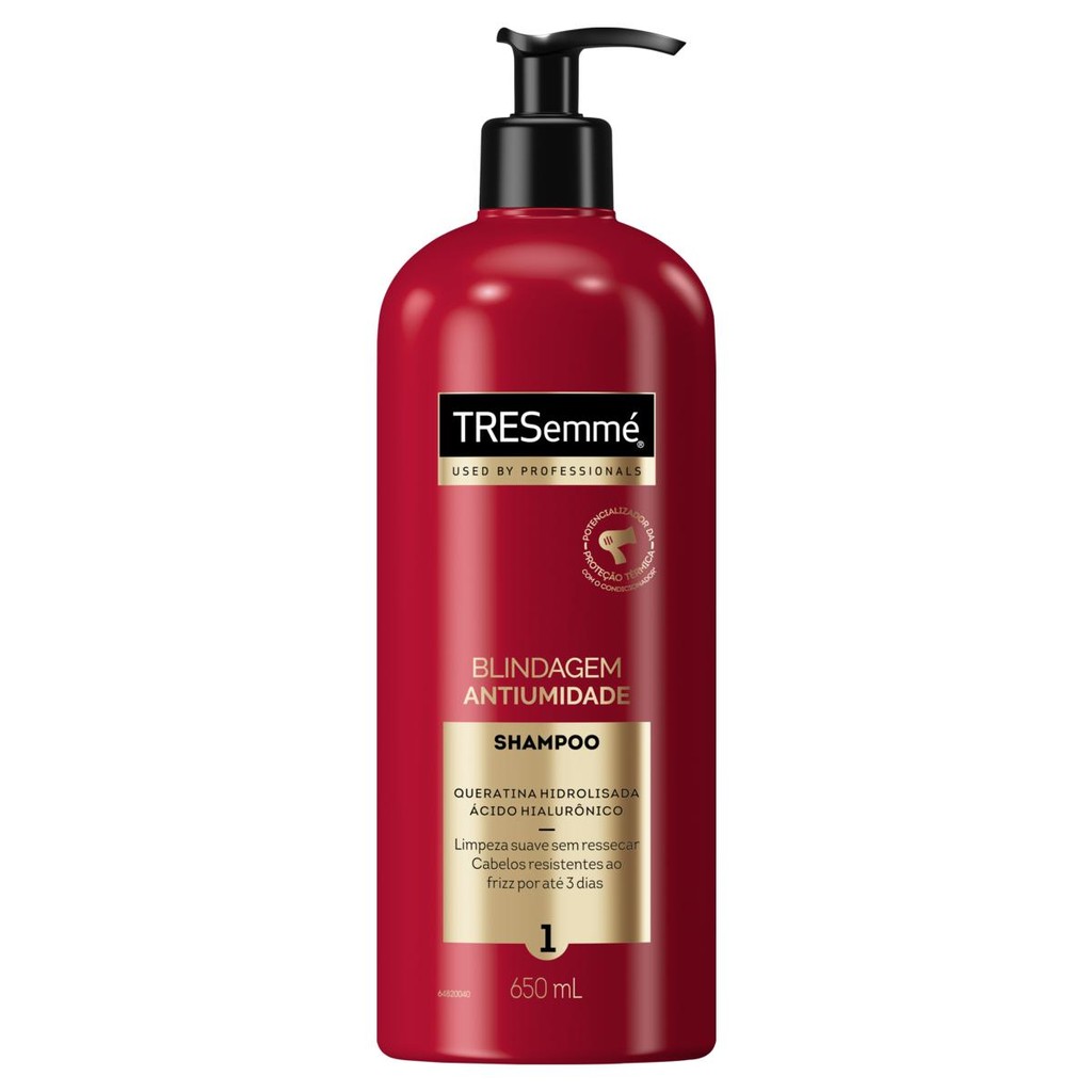Shampoo Tresemmé Blindagem Antiumidade 650ml em Oferta na Shopee