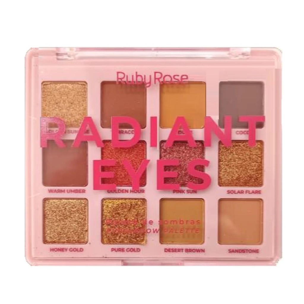 Paleta De Sombras Radiant Eyes Ruby Rose