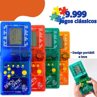 Mini Game 9.999 Jogos em 1 Console Portátil Retrô Diversão Garantida +3anos em Oferta na Shopee