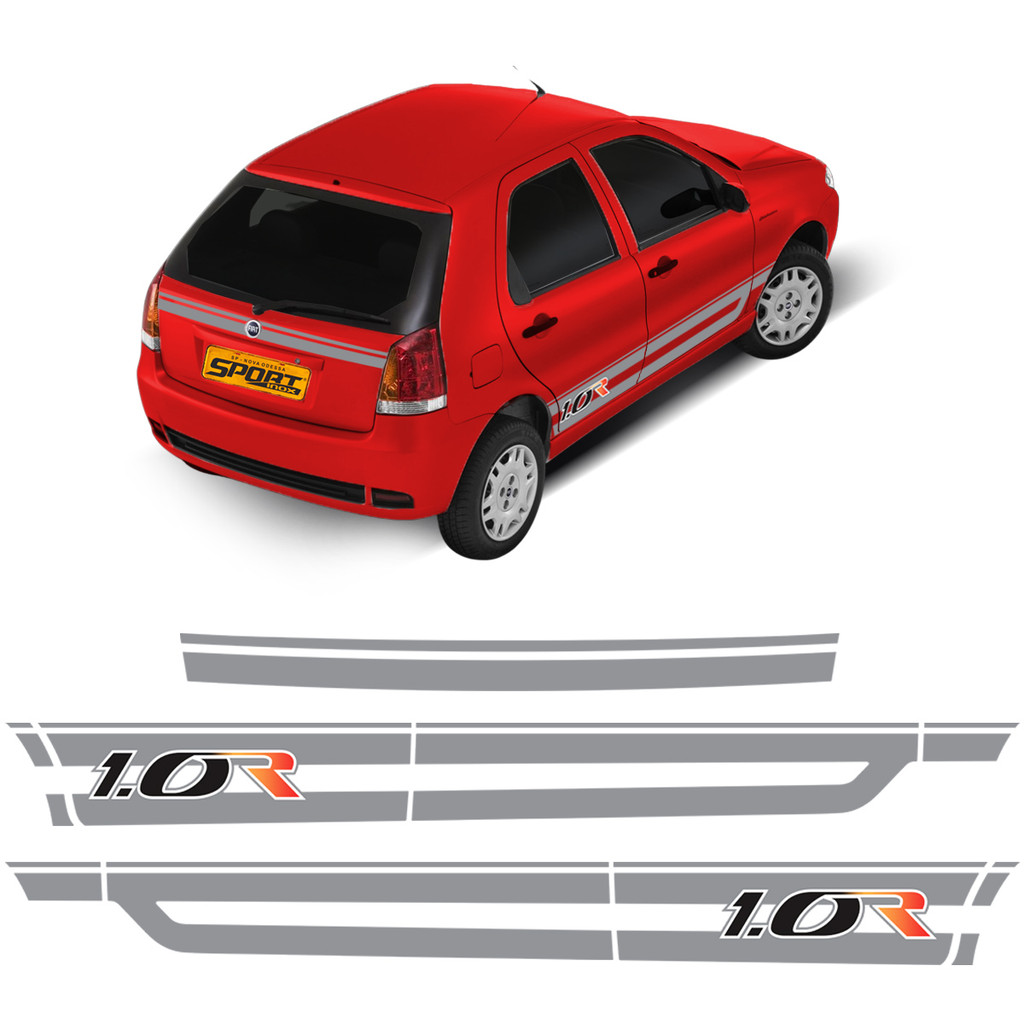 Adesivo Faixa Lateral Fiat Palio 1.0r Palio Grafite 4 Portas em Oferta na Shopee