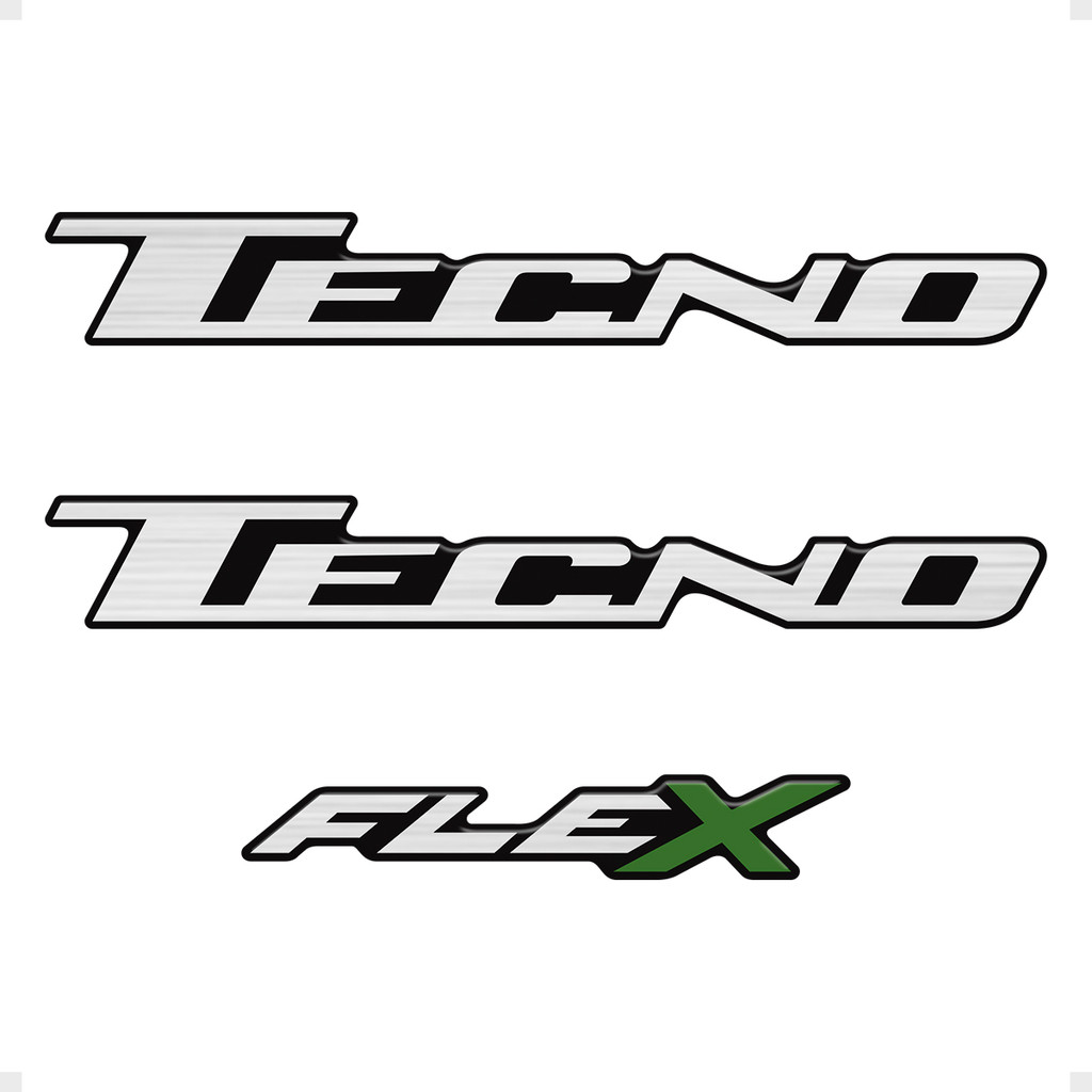 Adesivos Tecno Compativel Ka Flex 2009/2014 Emblema Resinado
