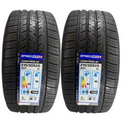 KIT 02 PNEUS 215/30R20 82W SPEEDMAX CONTROLMAX CP12 XL ARO 20 GOLF PERFIL BAIXO CARROS REBAIXADOS