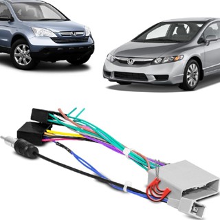 Chicote Adaptador Civic 06/11 e CR-V 07/11 para Multimidia Universal Iso 16 vias e Antena em Oferta na Shopee