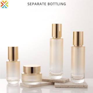 40ml 60ml 100ml 120ml Gradiente Ouro Vidro Spray Frasco Loção 50g De Creme em Oferta na Shopee