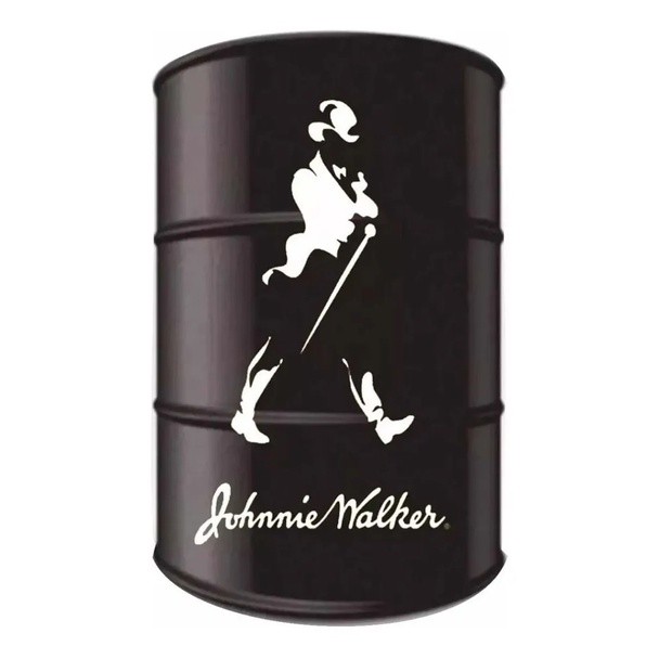 Adesivo Johnnie Walker Tambor Tonel Barril 200l 75cm X 40cm