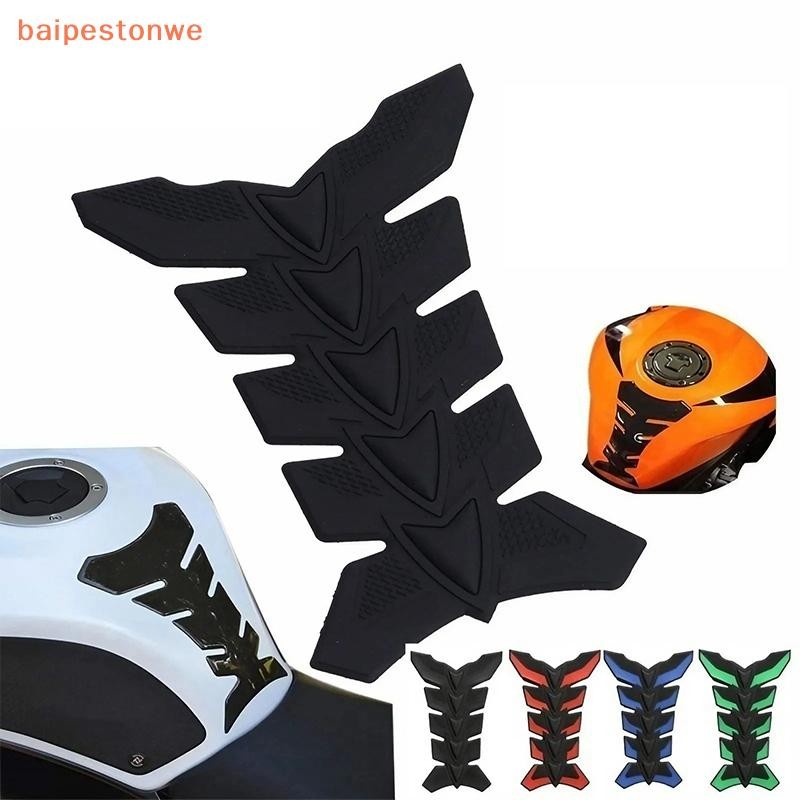 [baipestonwe] Adesivos Para Tanque De Óleo De Motocicleta Estilo De Carro 3D Fibra De Carbono Almofada Adesivo Protetor