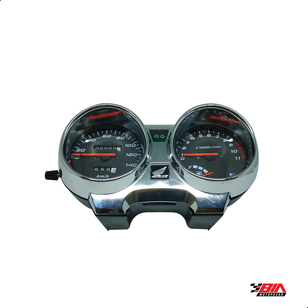 Painel Cromado Completo Titan 150 Sport Esd 2004 2005 2006 2007 2008 — imagem 2 de 2