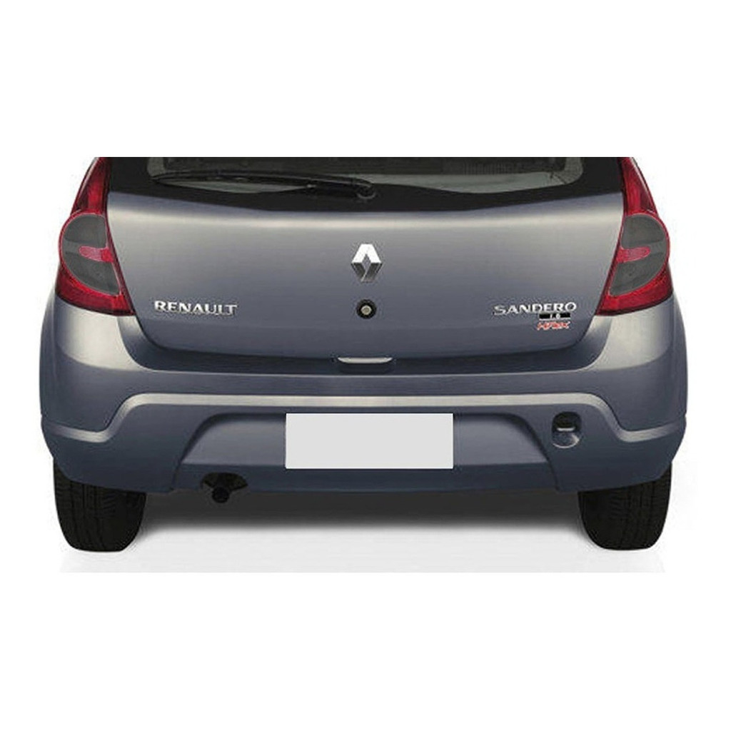 Par Aplique Mascara Negra Fume Lanterna Sandero 08 09 10 11