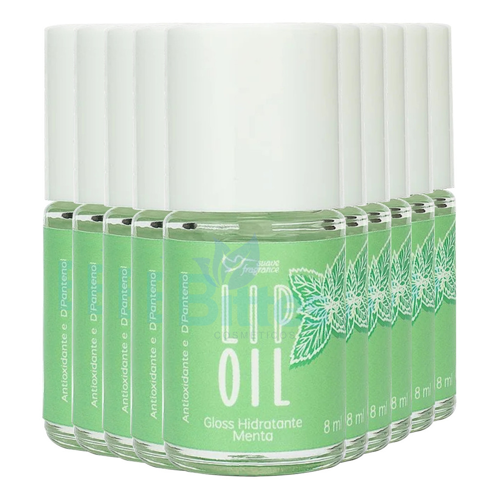 Gloss Hidratante Lip Oil Menta  Suave Fragrance Hidratação
