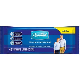 Toalha Umedecida Plenitud 42 Un em Oferta na Shopee