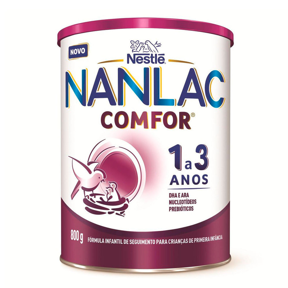 Fórmula Infantil NANLAC Comfor 800g em Oferta na Shopee