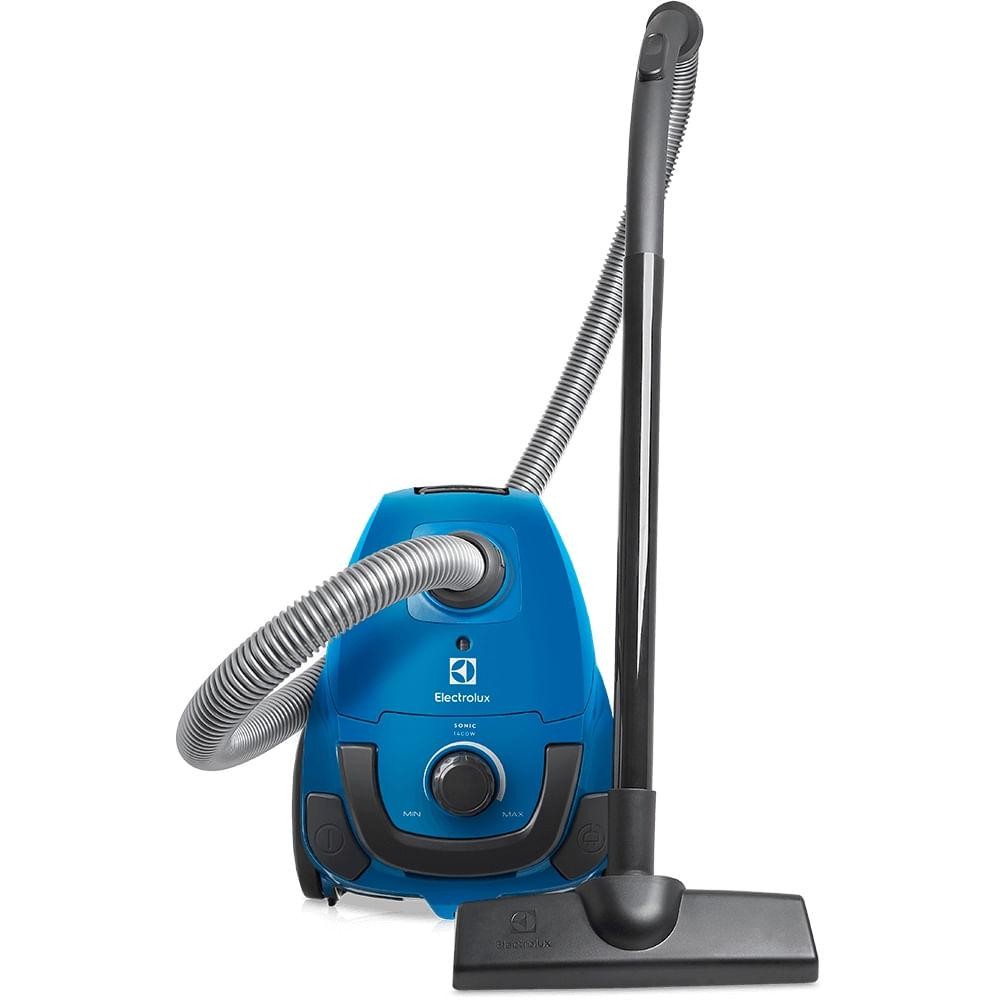 Aspirador de Pó com Saco Electrolux 1400W Compacto Sonic com tripla filtragem Azul (SON10) - Home Appliances