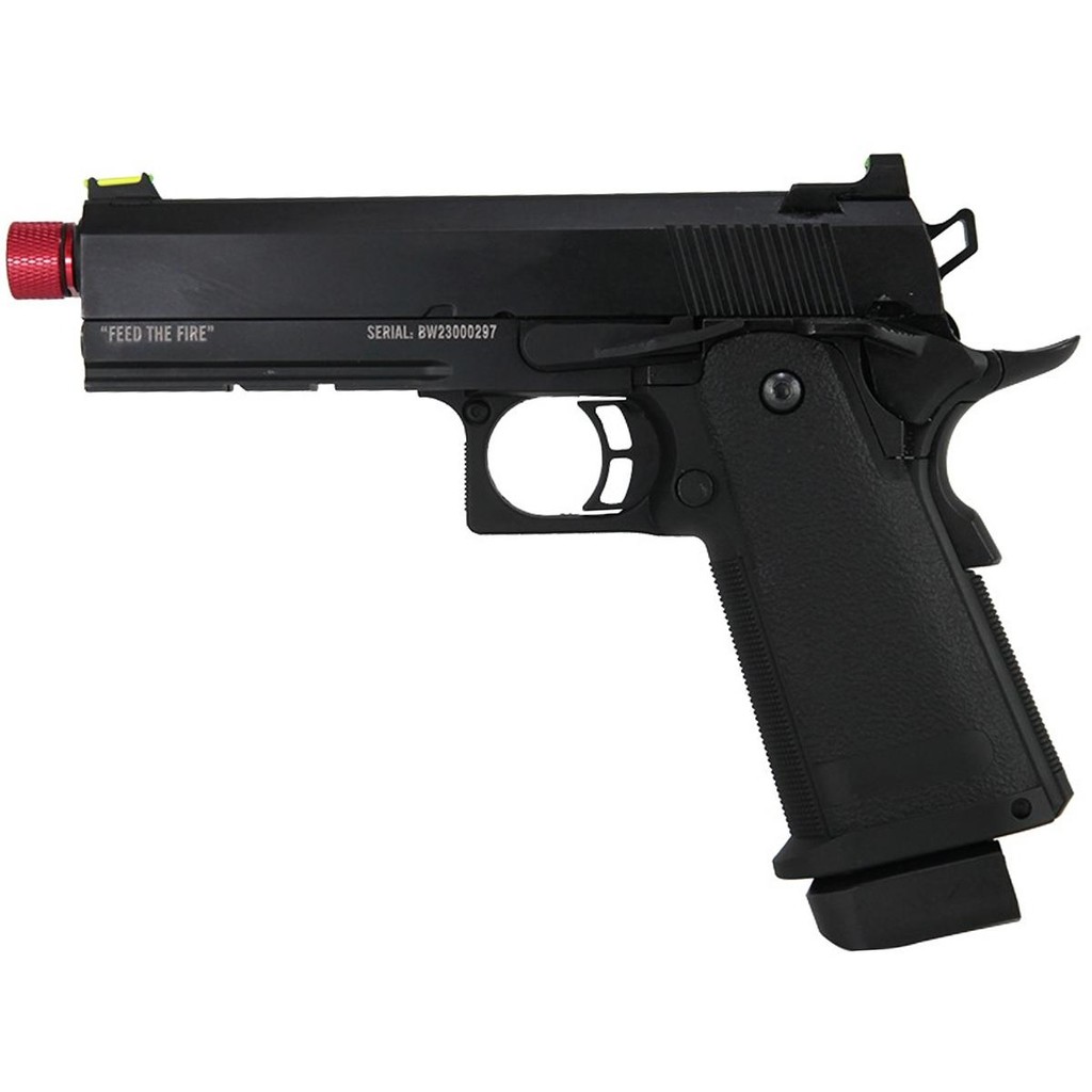 Pistola Airsoft GBB HI CAPA 4.3 Black Whisper - TAG em Oferta na Shopee