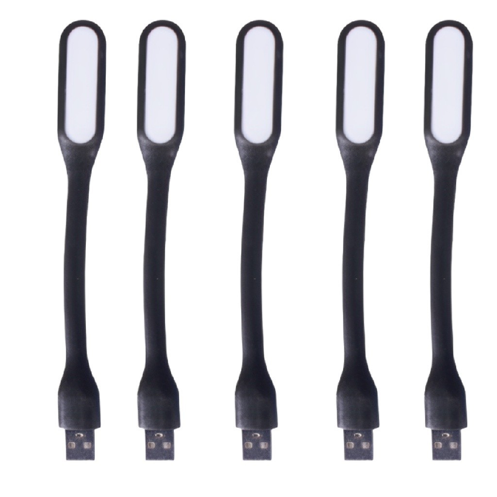 Conjunto de 5 Mini Luminárias Flexíveis USB para Notebook - Abajur Portátil - Iluminação Compacta em Oferta na Shopee