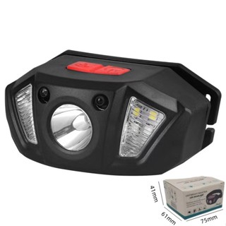 Lanterna Cabeça aprova agua LED forte  Recarregável + Sensor Indutivo em Oferta na Shopee