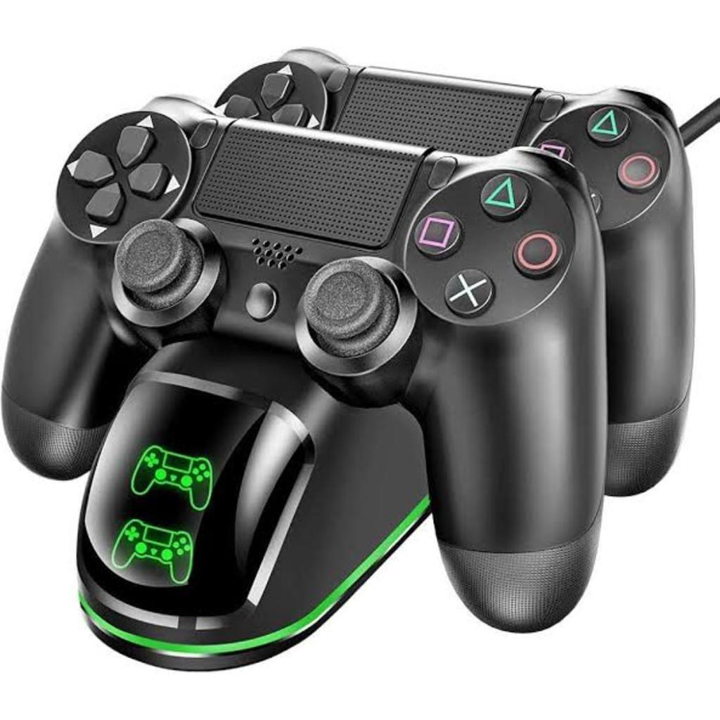 Base Dock Carregador Duplo Turbo Para Controle Playstation Ps4 em Oferta na Shopee