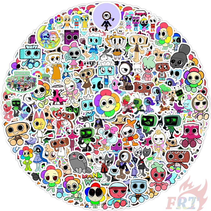 110Pcs/Set ❤ Dandy's World Q-1 Mini Diary Manual Stickers ❤ DIY Fashion Album Decor Decals Stickers（Size：2~3cm）