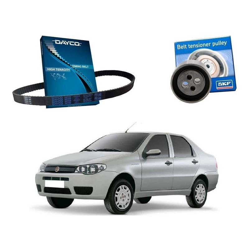 Kit Correia Dentada Tensor Siena 1.0 8v 2004 A 2010