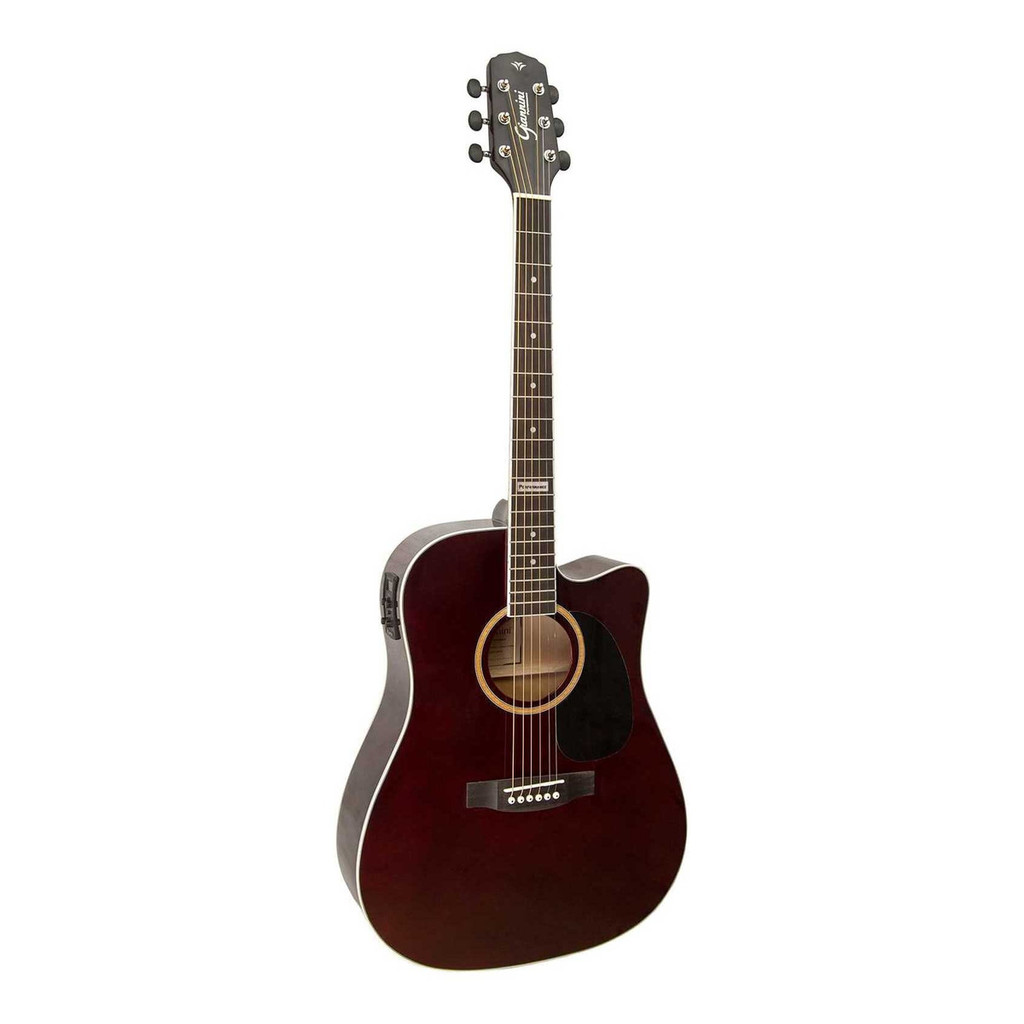 Violão Giannini Gf1d Ceq Tdw Trans Dark Wine Performance