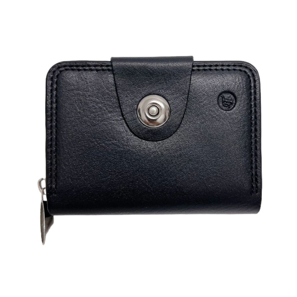 Porta Cartões  Couro Sintético Com Zíper Masculino em Oferta na Shopee