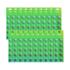 Kit 200 Baterias Pilhas Alcalina Lr54 1,5v 20 Cartela Elgin