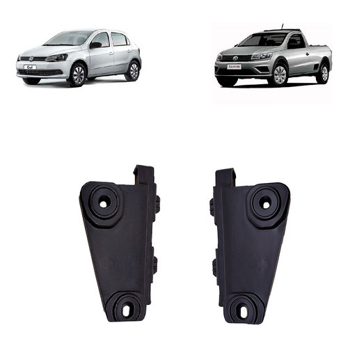Par Guia Parachoque Dianteiro Gol Saveiro Voyage G5 Vw em Oferta na Shopee