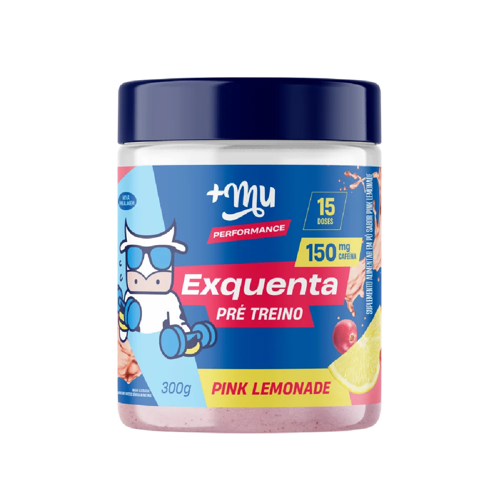 Pré Treino Exquenta - Pink Lemonade 300g - Mais Mu em Oferta na Shopee
