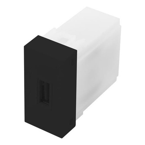 Modulo Tomada USB 2A Fame Habitat Black 10W 5V