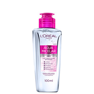 L'Oréal Paris Dermo Expertise Água Micelar 5 em 1 - Demaquilante 100ml em Oferta na Shopee