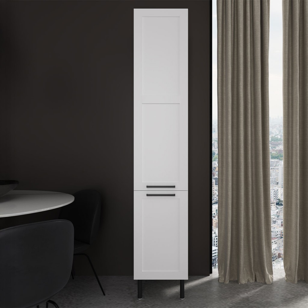 Paneleiro 2 Portas 4 Prateleiras Cz3339 Branco - Tecno Mobili em Oferta na Shopee