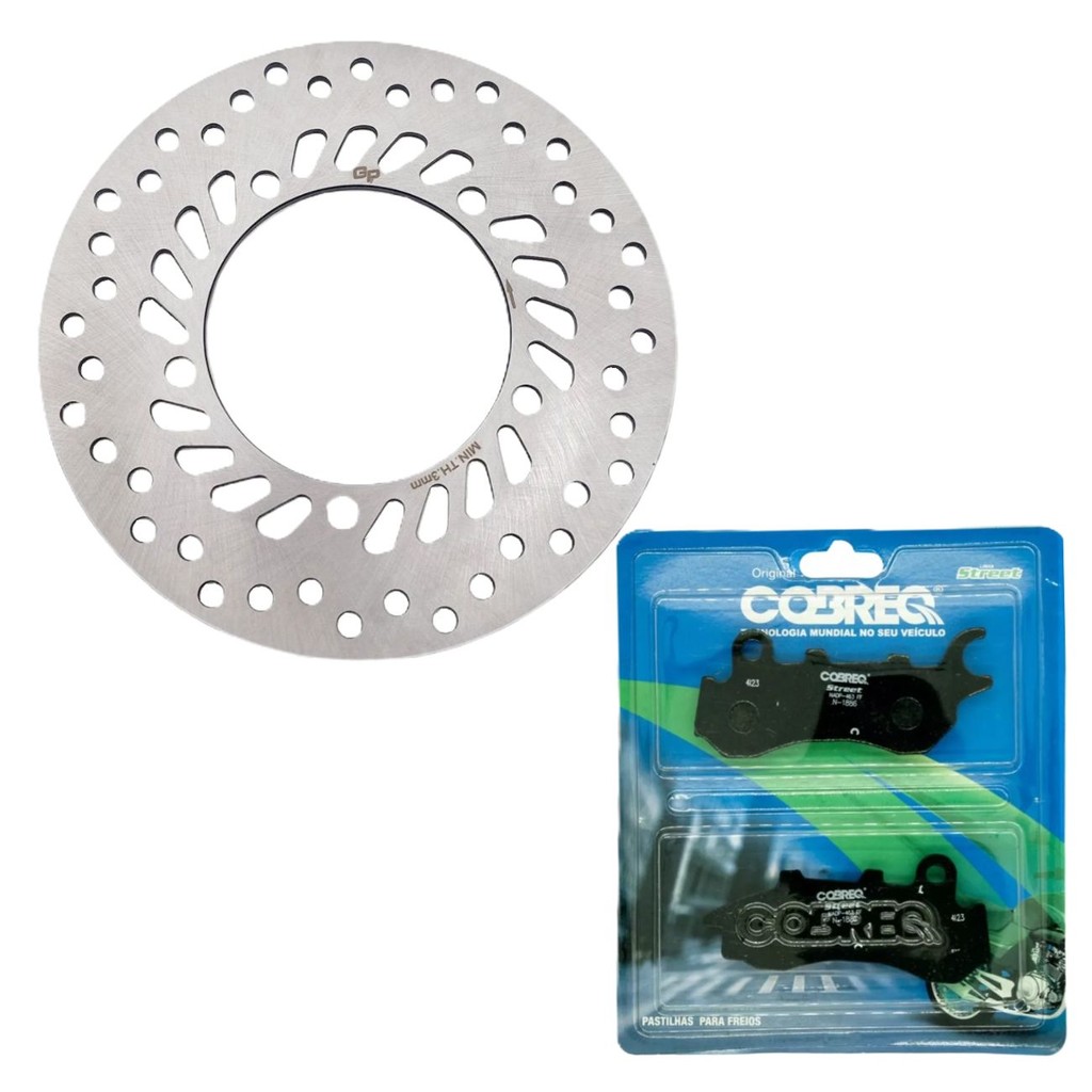 Disco de Freio Dianteiro Pcx 160 Combi Brake + Pastilhas Cobreq em Oferta na Shopee