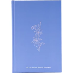 Bíblia Sagrada | RA | Letra Normal | Capa Dura | Flower Blue