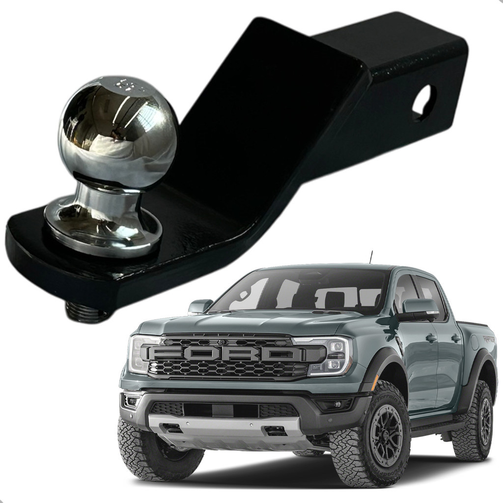 Ponteira de Engate Removível Preto Fosco Fixação 5x5 Aço Reforçado para Ford Ranger 2024 em diante em Oferta na Shopee