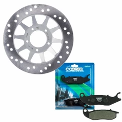 Disco de Freio Dianteiro Nxr 160 Bros 2025 Abs / Xre 190 2025 + Pastilhas Cobreq