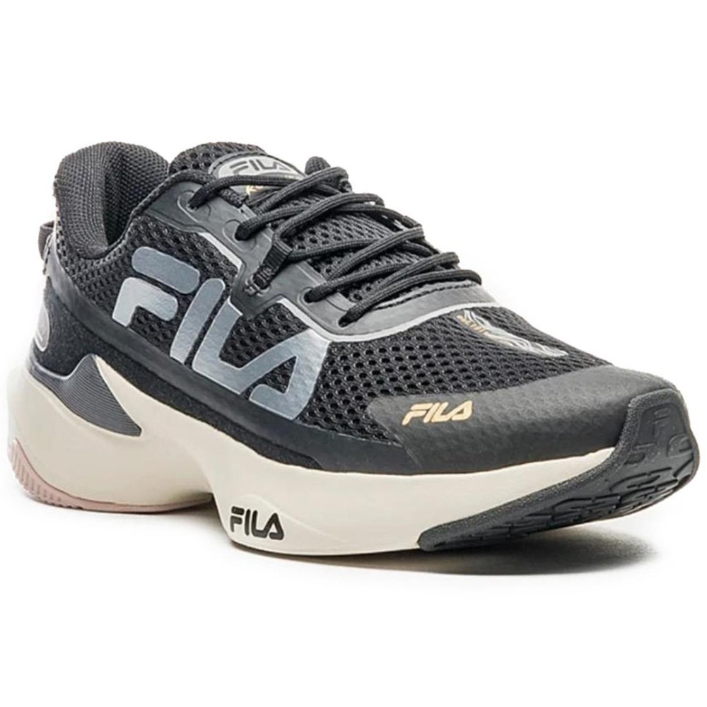 Tênis Fila Recovery Feminino - Preto Fosco em Oferta na Shopee